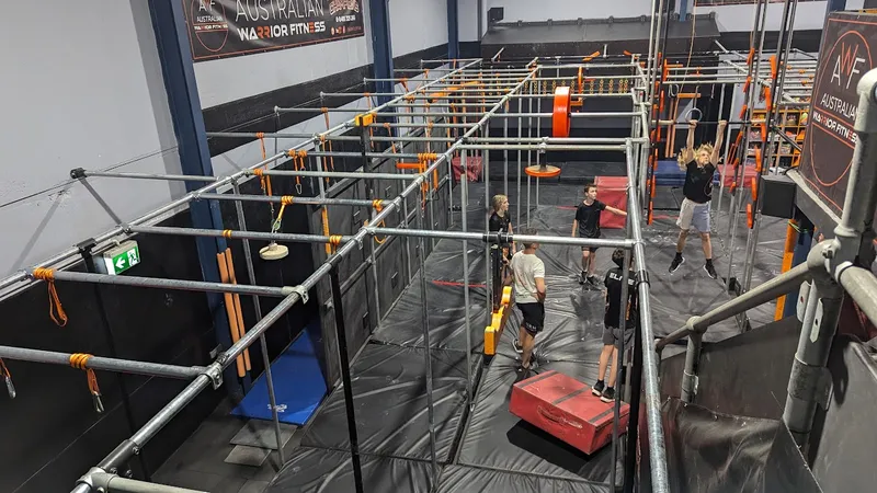 AWF Ninja warehouse gym obstacles